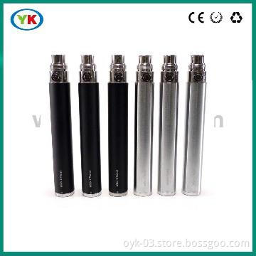 Variable voltage ego-twist battery with 650mah 900mah 1100mah